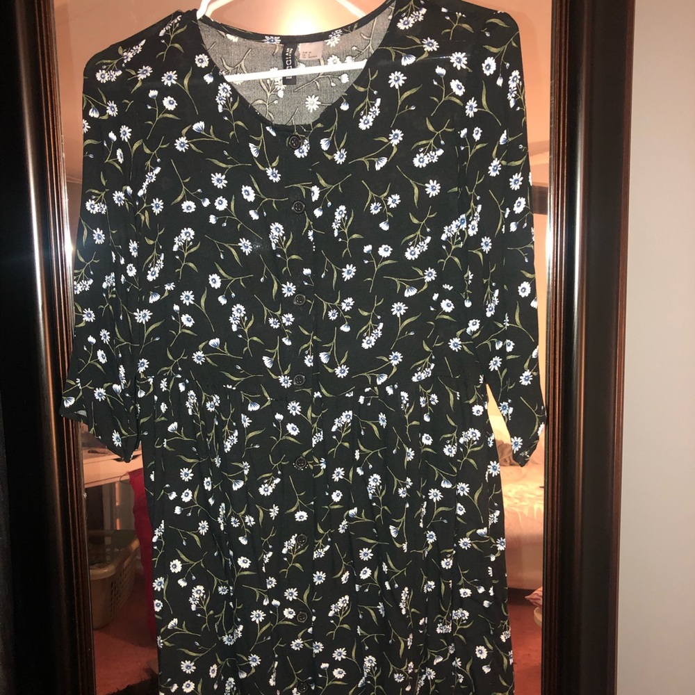 Floral baby doll dress